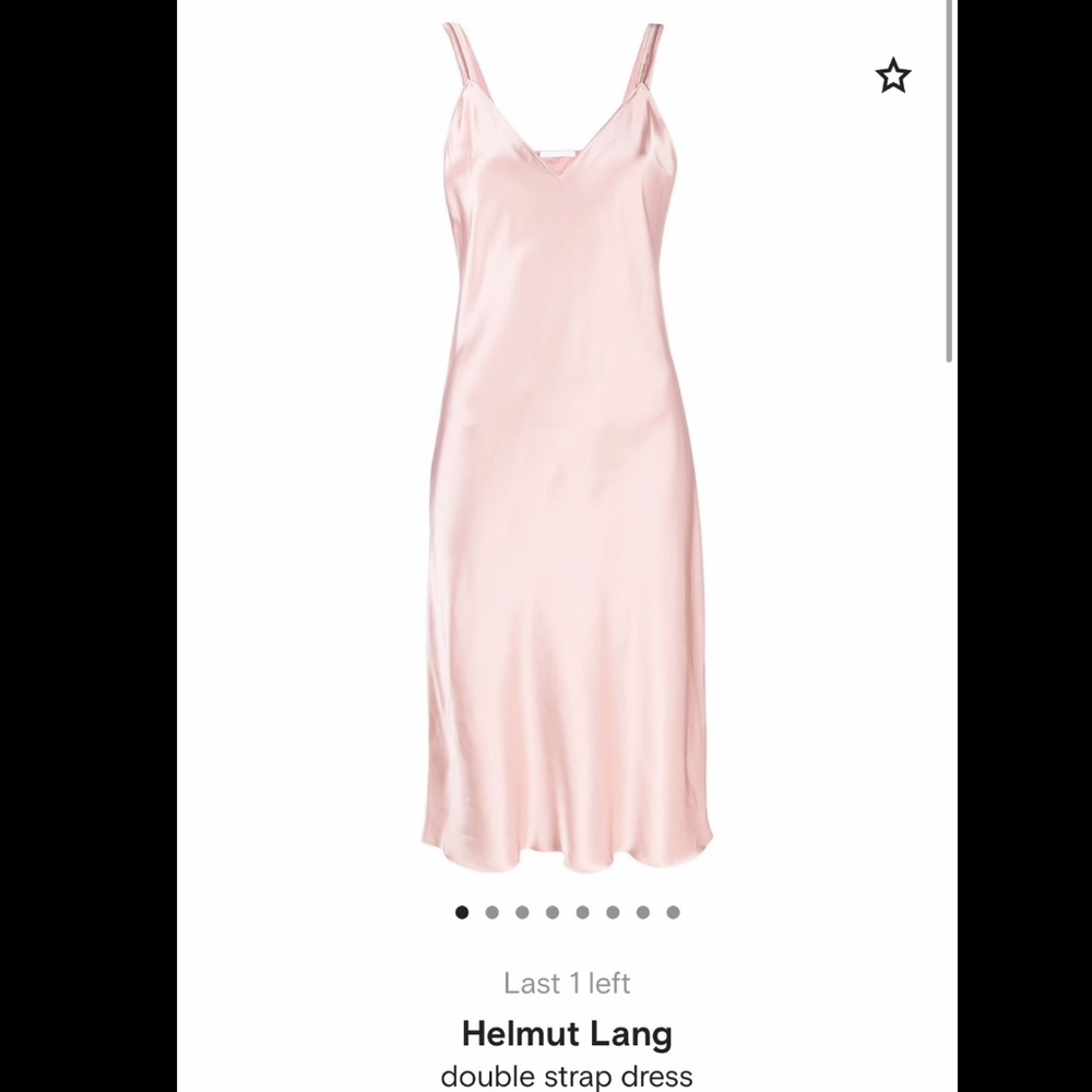 Helmut Lang Double Strap slip dress